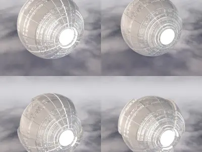 Sci-Fi Spaceship A 001 3D model