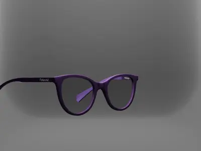 Polaroid Sunglasses 04 for Augmented Reality Low-poly 3D model