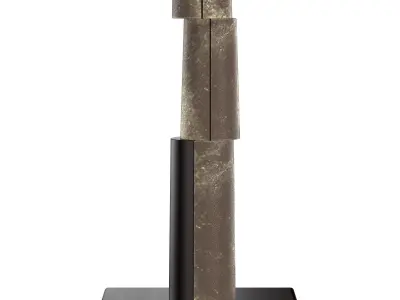 Serac Floor Lamp Dark 3D model