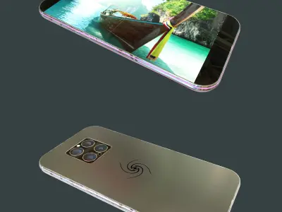 Phone Concept For Game - Low Poly Low-poly 3D model