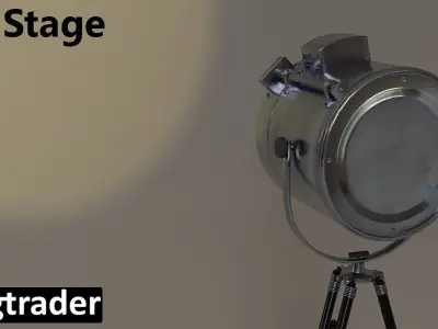 Floor Stage Light 3D model