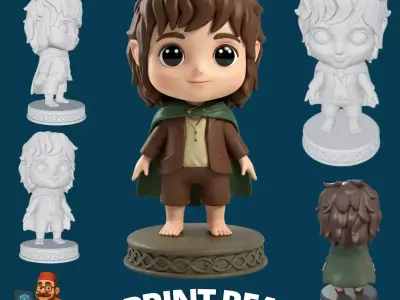 The Ring Bearers Adorable Form 3D print model