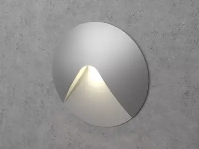 IT-750-Alum Alum Round Step Light LED Stair Light Integrator Free 3D model