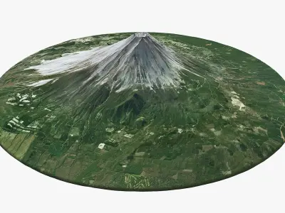  Real Color Mount Fuji 