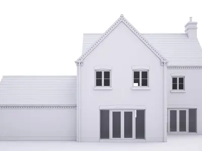 British House Galley Common D 3D model