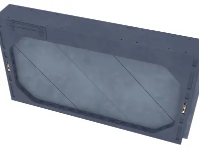 Death Star Blast Door large - 1-12 scale Blackseries 3D print model