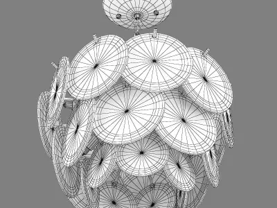 797 Circo Lightstar Collection of Modern Lamps Glass 3D Model Pack