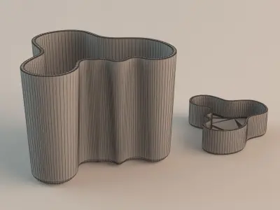 Ittala Alvar Aalto Vase 3D model