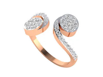 Women Ring 3D print model 98