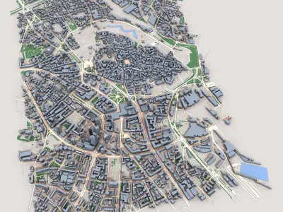 Tallinn City Estonia 3D model