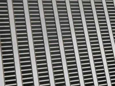 Rusted Metal Slat Grid Plate Texture PBR Seamless Texture