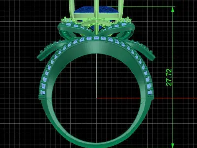 Jewelry ring 217 3D print model