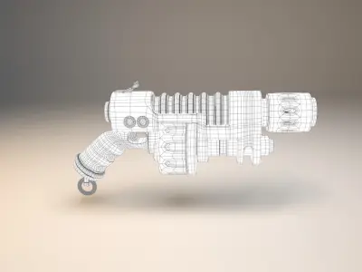 Gun Blaster PBR Free 3D model