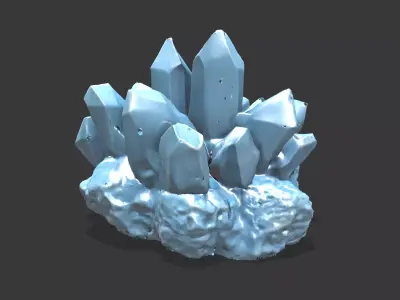 Crystall Blue 3D model