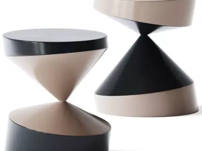 Coffee Table Whirling Twins by I  3D model