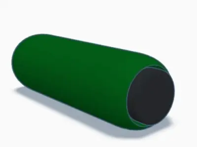 Flashlight Free low-poly 3D model