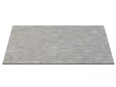 Concrete Base 24m x 24m Low-poly 3D model