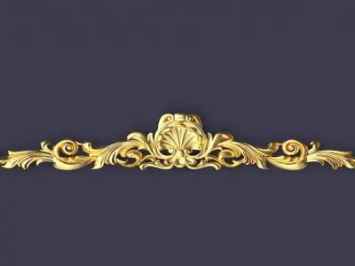 dekor ornament 3D model 130
