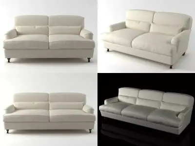 Raffles couch and chair 3D model