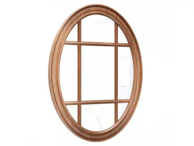 Mirror in a wooden frame GZ-M1030 3D model