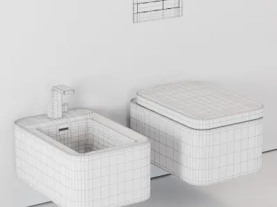 Ceramica Flaminia Nile Wall-Hung WC 3D model