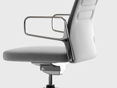 Vitra Ac 5 Studio Chair In Light Gray and Sierra Gra 3D model