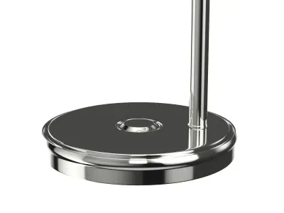 Mid Century Scandinavian Hovik Verk Brass Floor Lamp 3D model