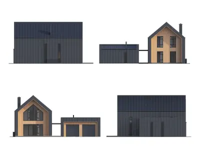 Modern house 3D model