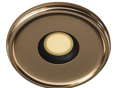 Spot Light Ring White Trim 3D model