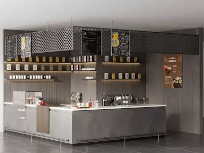 CAFE BAR NO23 A 3D model