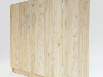 Wooden Cabinet 4 3D model