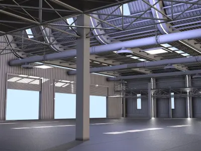Warehouse 2020 01 3D model