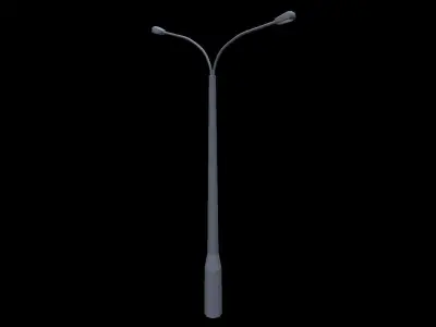 Street Light Low-poly 3D model