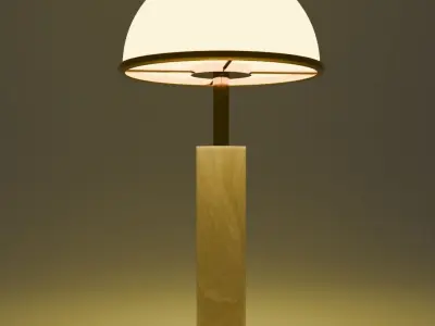 3d Lamp Low-poly 3D model