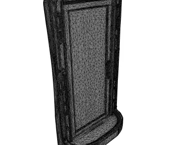 Futuristic SciFi Portal Gateway Door Low-poly 3D model