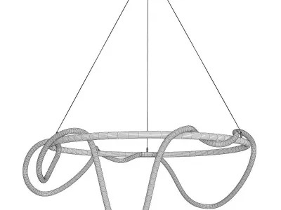  Knot Light luke chandelier Low-poly 3D model