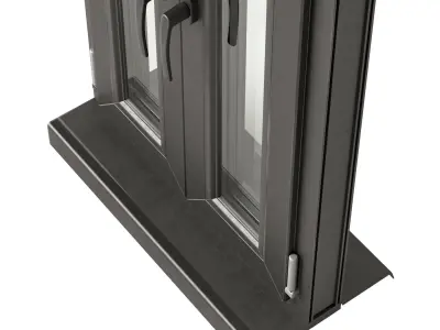 Double Glazed Window VOL 02 3D model