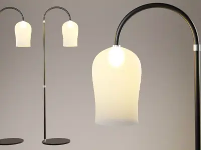 Cylinder Floor Lamps 3D model