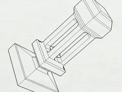 Pocket Lantern Template 3 3D print model