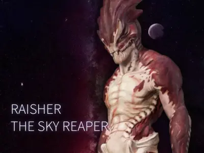Raisher the Sky Reaper Total Pack Low-poly 3D model