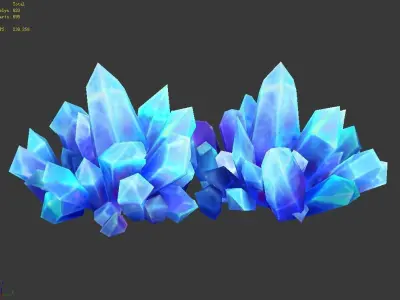 Legacy - Crystal Ore 01 3D model