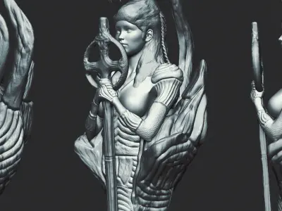 Archangel Alean PSD - Tutorial 3D model