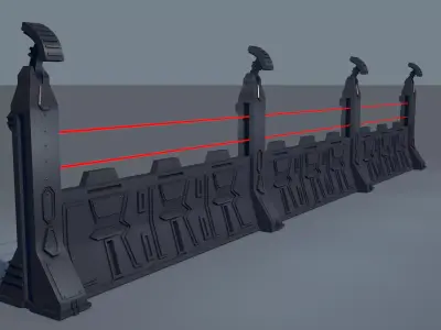 Perimeter Pylon 3D model