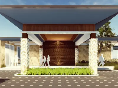 driving range golf 3D model