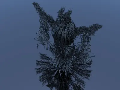 Robot Cyborg Game Caracter Sci Fi  3D model