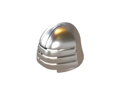 War Helmet V2 001 Low-poly 3D model