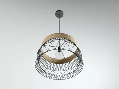 Ceiling Lamp - Industrial style 3D model