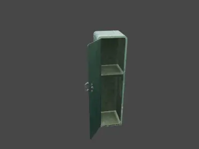Old Locker Free low-poly 3D model