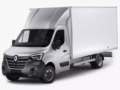 Renault Master Box Truck 2019 3D model