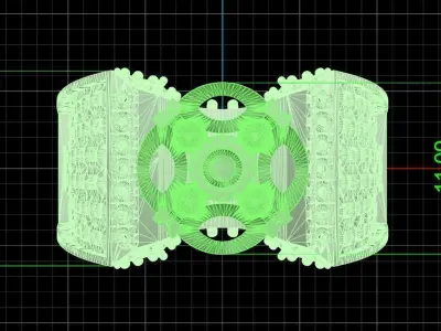 Jewelry ring 362 3D print model